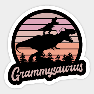 Grammysaurus T-Rex Dinosaur Sticker